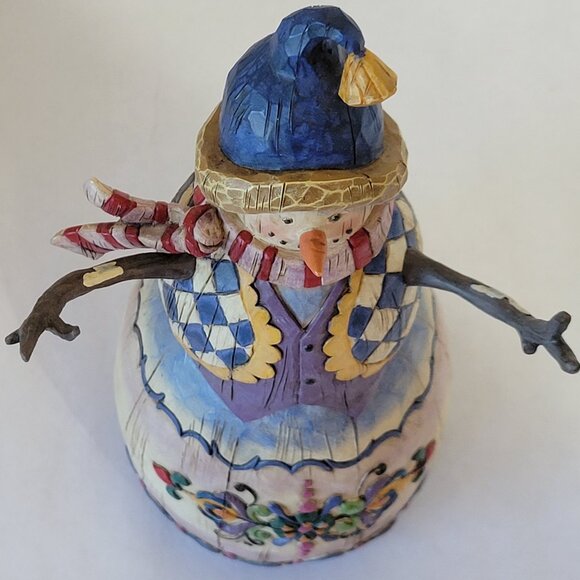 Jim Shore Heartwood Creek Winter’s Tradition Snowman 2003 - SIGNED - Picture 6 of 7